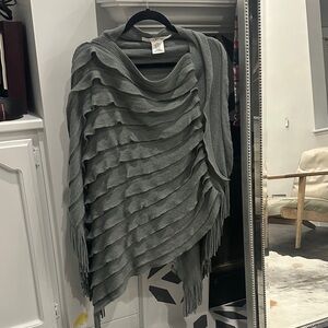 Max Studio Soft Gray Knit Top